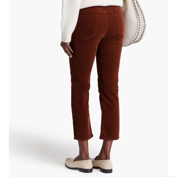 NWT MOTHER Tomcat cropped corduroy 28/6 pants - Picture 2 of 6